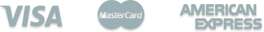 Visa, MasterCard, American Express width=